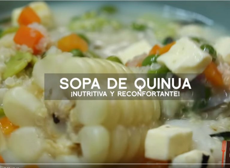 SOPA DE QUINUA – COMIDA PERUANA
